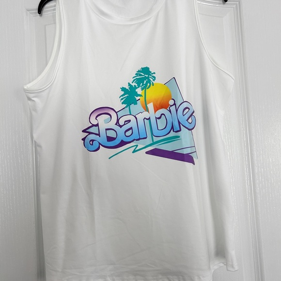 NEW Barbie Beach Theme Top Sleeveless Size XL - Picture 2 of 5